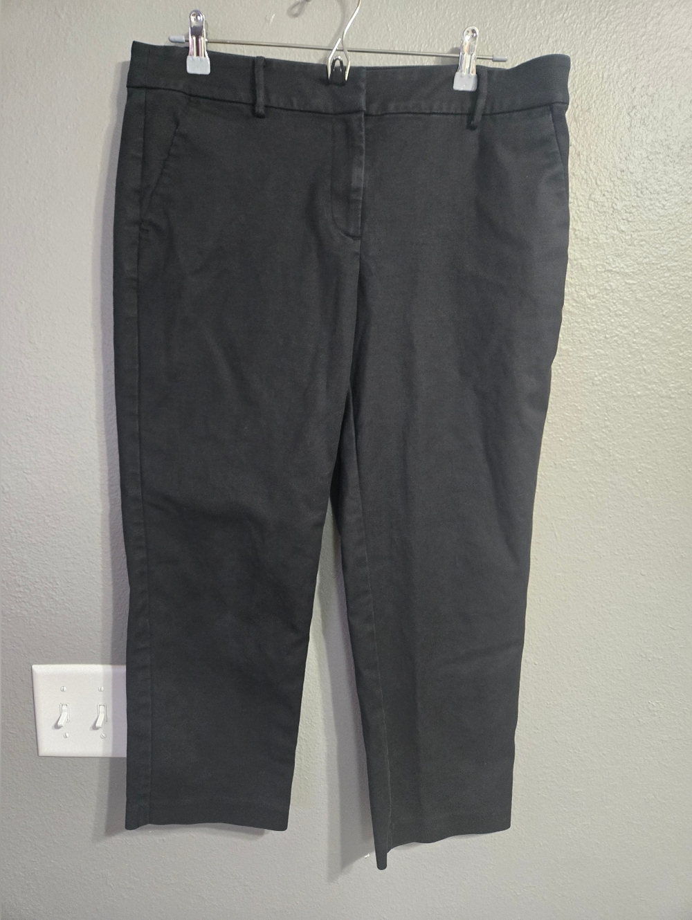 Loft 2024 The Riviera Slim Black Ankle Pants Size 8
